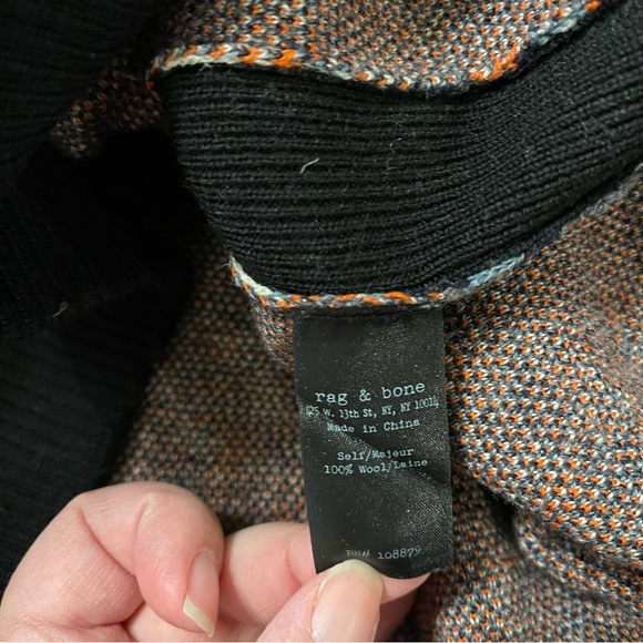 Rag & Bone 100% Wool Crewneck Sweater Small - Picture 8 of 10
